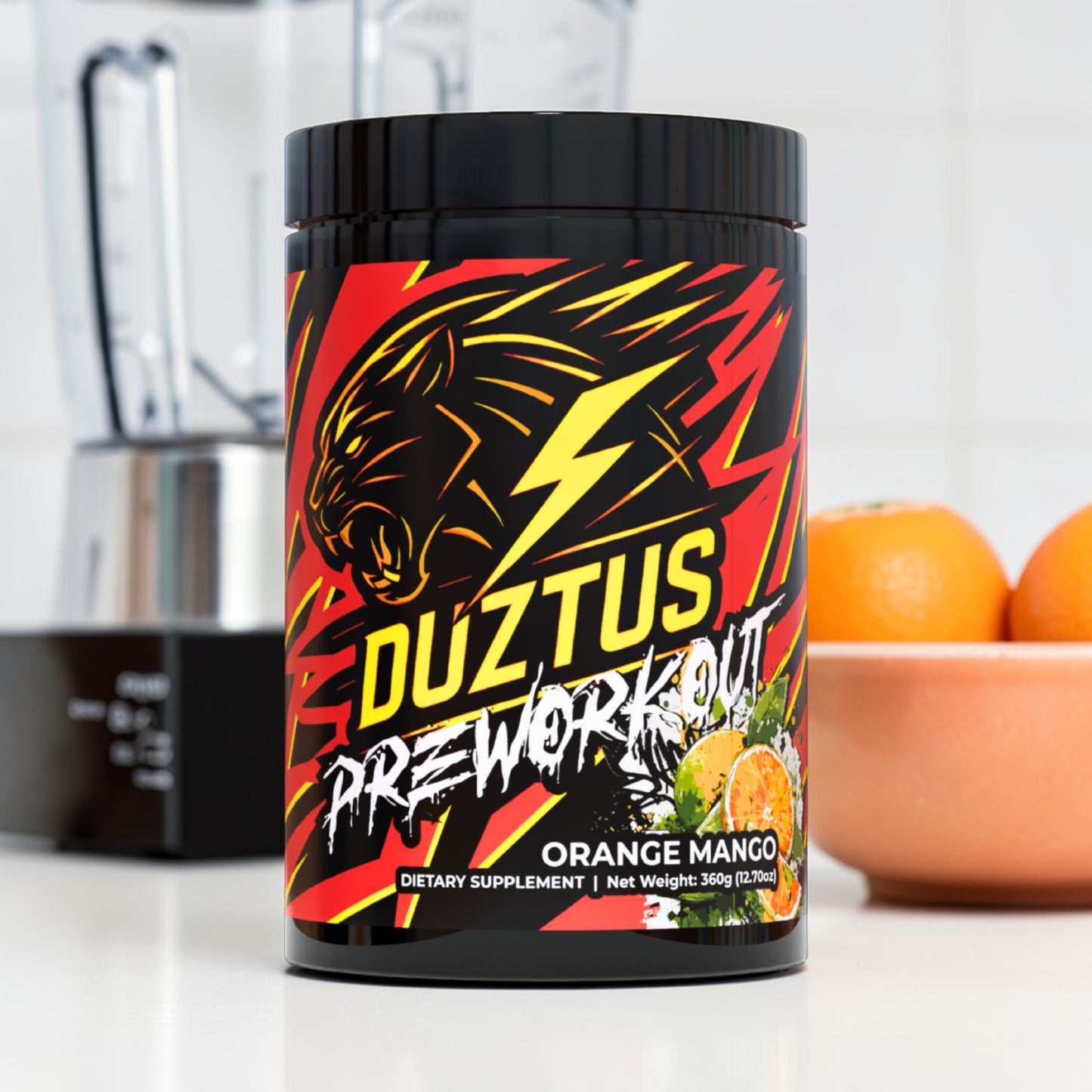 DUZTUS Caffeine Free Pre Workout Supplements for Athletes